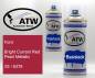 Preview: Ford, Bright Currant Red Pearl Metallic, 2S / 6378: 400ml Sprühdose + 400ml Klarlack - Set, von ATW Autoteile West.
